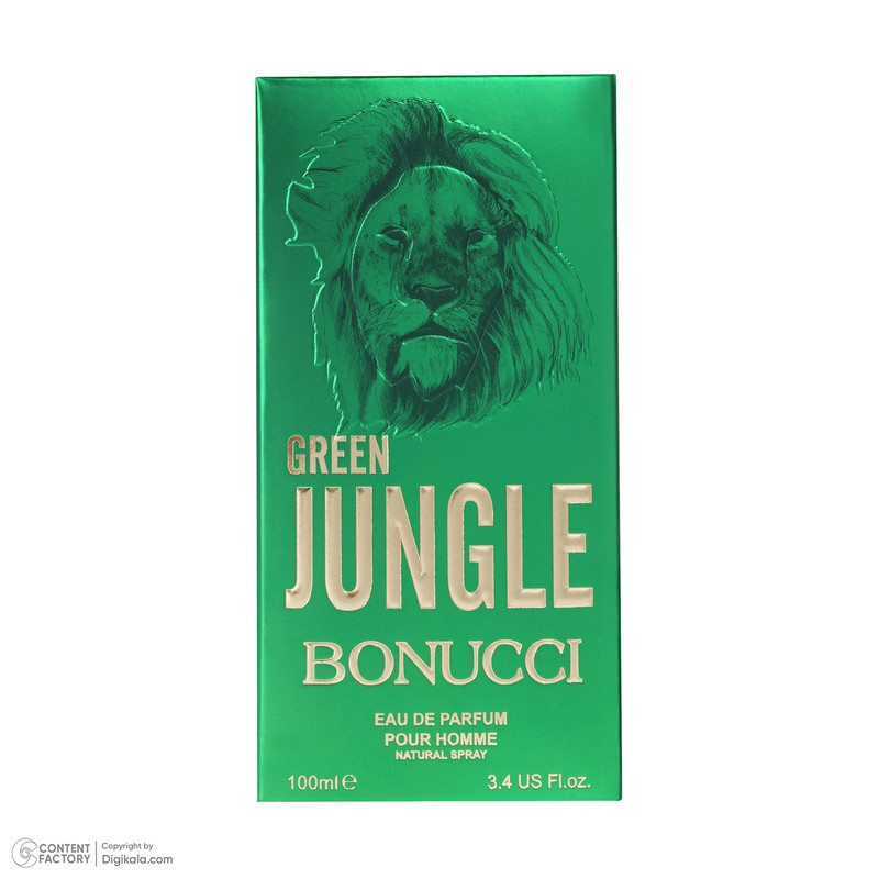 ادو پرفیوم مردانه بونوچی مدل Green Jungle حجم 100 میلی لیتر