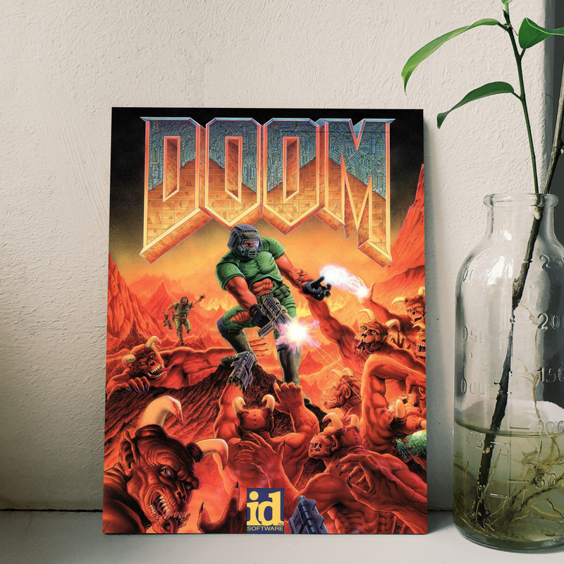 تابلو شاسی مدل گیمینگ بازی Doom دووم کد 1012