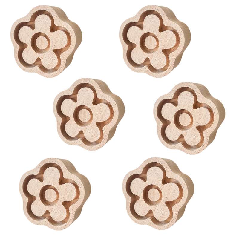 دستگیره کمد مدل کودک طرح گل کد WTL208 مجموعه 6 عددی دستگیره کمد مدل کودک طرح گل کد WTL208 مجموعه 6 عددی