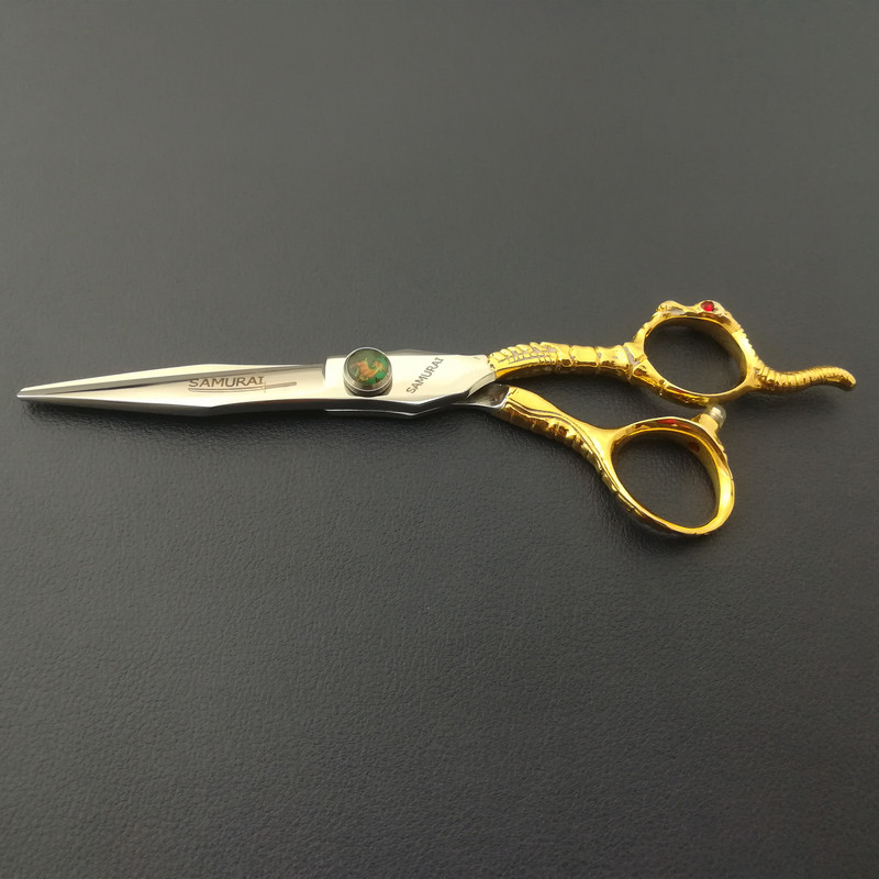 قیچی آرایشگری و شانه مو سامورایی مدل JS-60