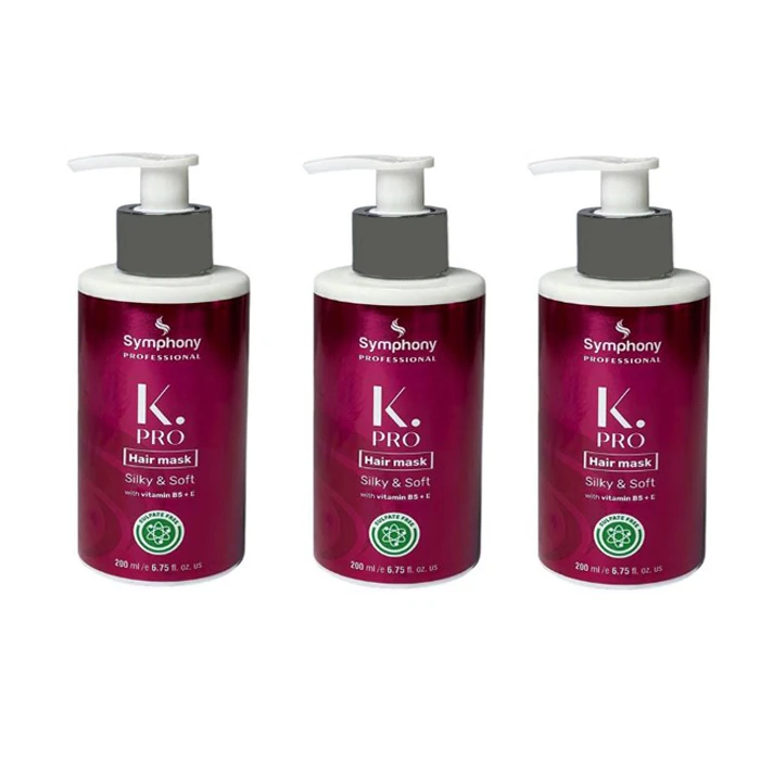 ماسک مو سیمفونی مدل کی پرو حجم 200 میلی لیتر بسته 3 عددی