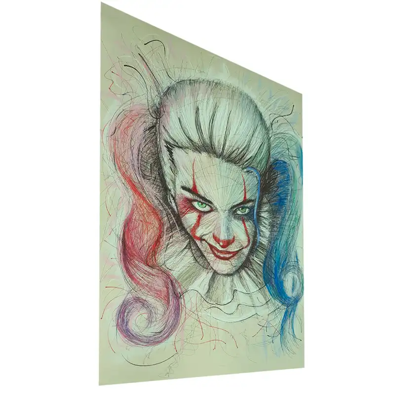 نقاشی طرح هاری کویین HK1