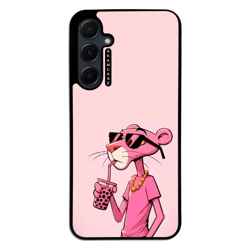 کاور آکام مدل AMC-WSGA55-PINK PANTHER2 مناسب برای گوشی موبایل سامسونگ Galaxy A55