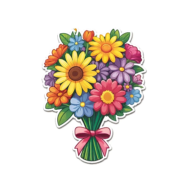 استیکر پارچه و لباس پاد آفرین طرح گل کد 571