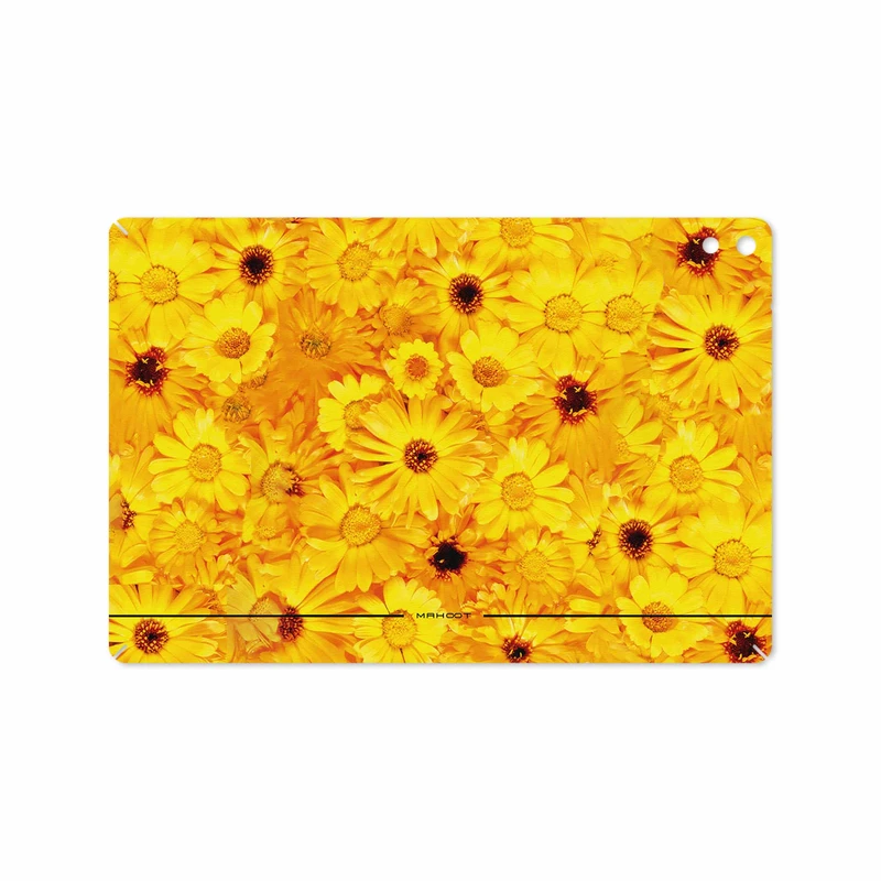 برچسب پوششی ماهوت مدل Yellow-Flower مناسب برای تبلت اچ تی سی Nexus 9 2014