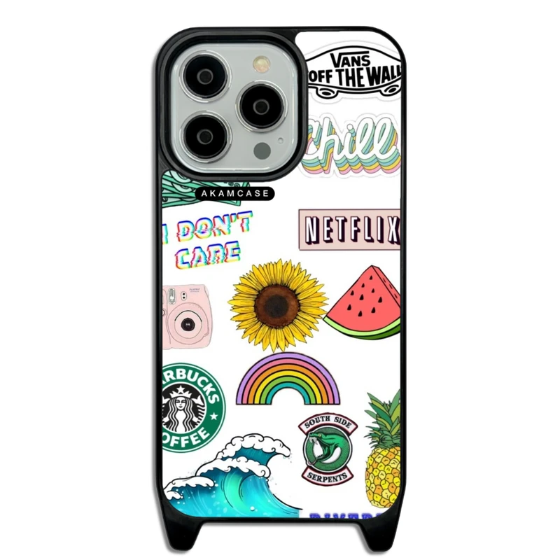 کاور آکام مدل AMCWLA13PRO-GOOD VIBES14 مناسب برای گوشی موبایل اپل iPhone 13 Pro