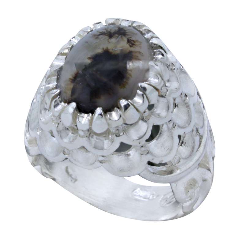 انگشتر نقره مردانه مدل sd64