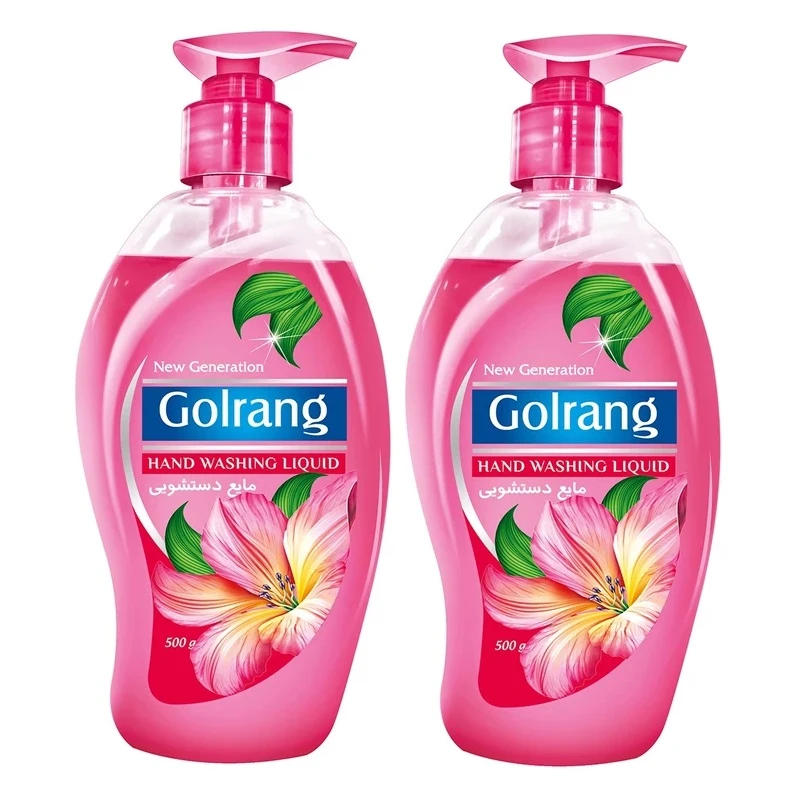 مایع دستشویی گلرنگ مدل ماریا وزن 500 گرم بسته 2 عددی