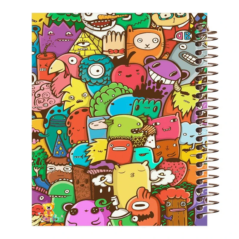 دفتر مشق 100 برگ بانیبو طرح  پازل کد 793