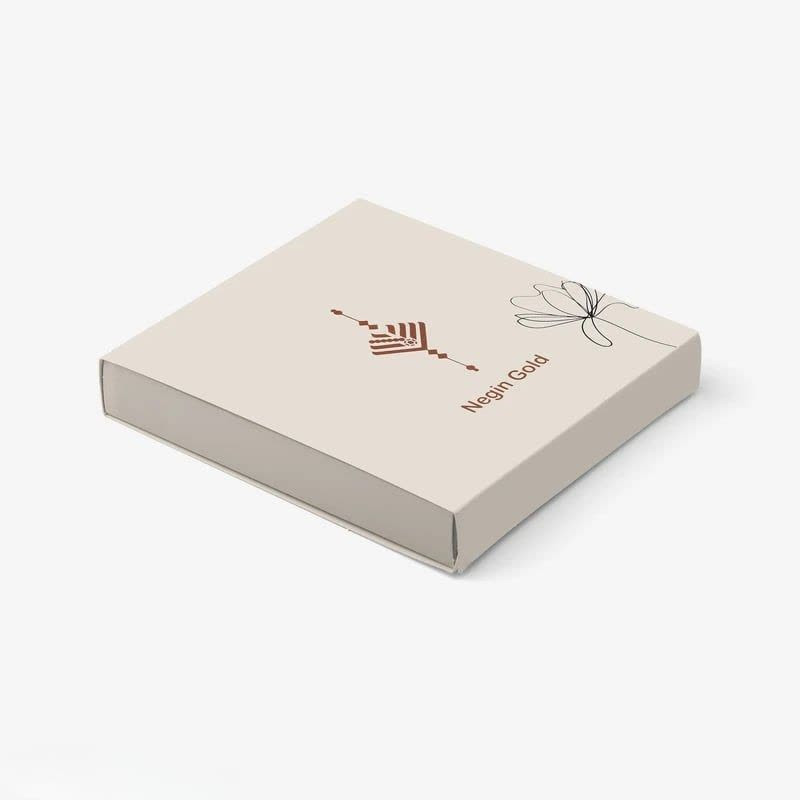 آویز گردنبند طلا 18 عیار زنانه نگین طرح قلب برجسته