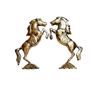 دکوری برنجی مدل SB001 طرح اسب مجموعه ۲ عددی