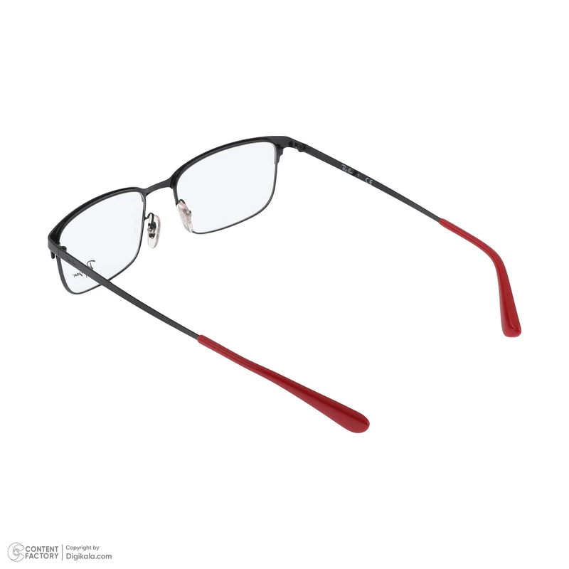 عکس شماره 5 : فریم عینک طبی مستطیلی ری بن مدل 0rx6409i-2509-53 مناسب برای صورت بیضی، قلب، گرد و مثلث