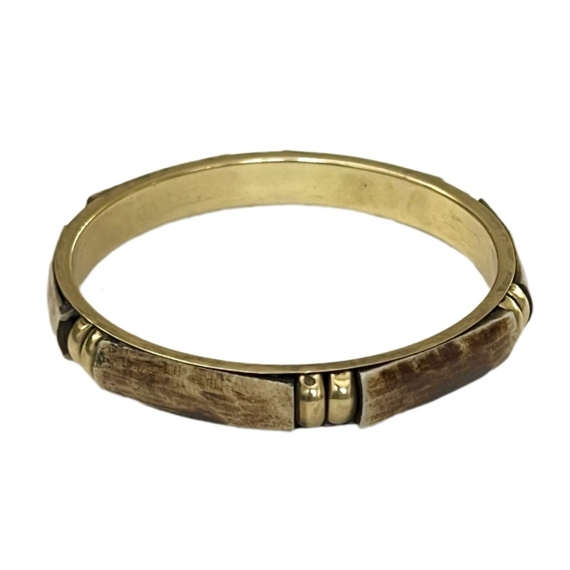 النگو زنانه مدل استخوانی راگا برنجی