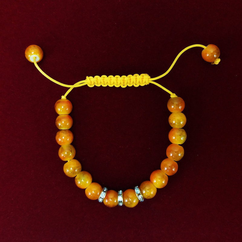 دستبند دخترانه مدل شکوفه پاییز کد NG1087 مجموعه 2 عددی