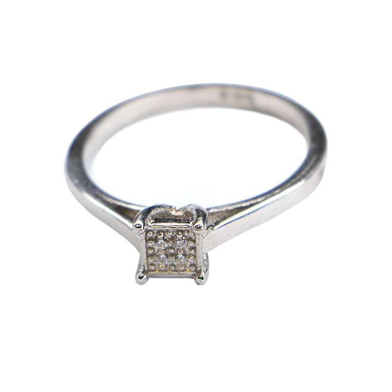 انگشتر نقره زنانه مدل پیلار کد RS029