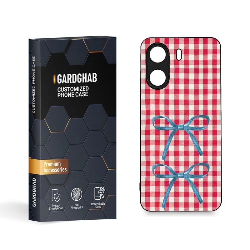 کاور گارد قاب مدل دورژله ای دخترانه مناسب برای گوشی موبایل شیائومی  Poco C65 / Redmi 13c