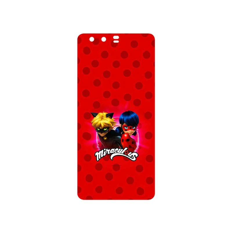 برچسب پوششی ماهوت مدل Ladybug and Cat Noir مناسب برای گوشی موبایل هوآوی P10 Plus