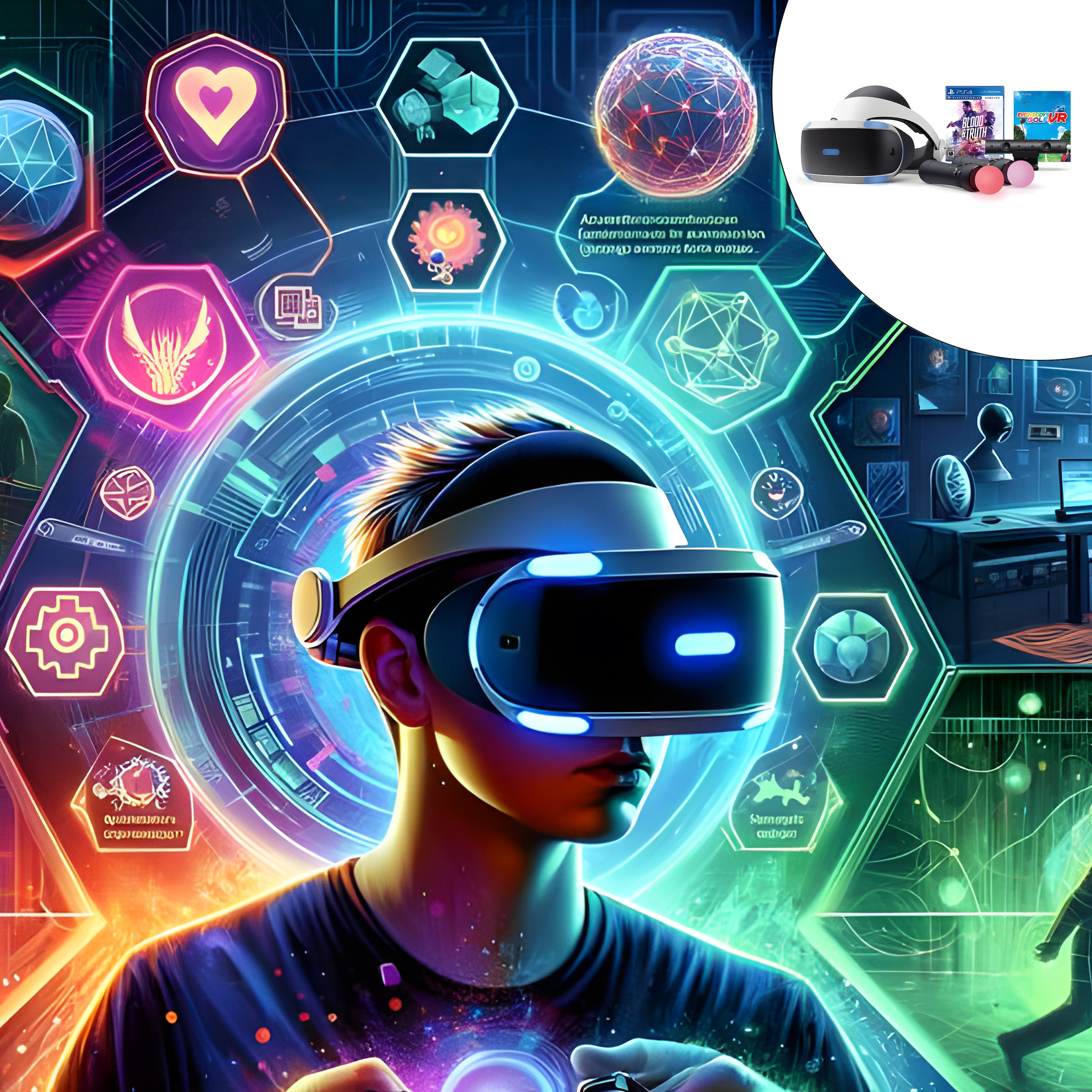 عینک واقعیت مجازی سونی مدلPlayStation VR CUH-ZVR2 Bundle