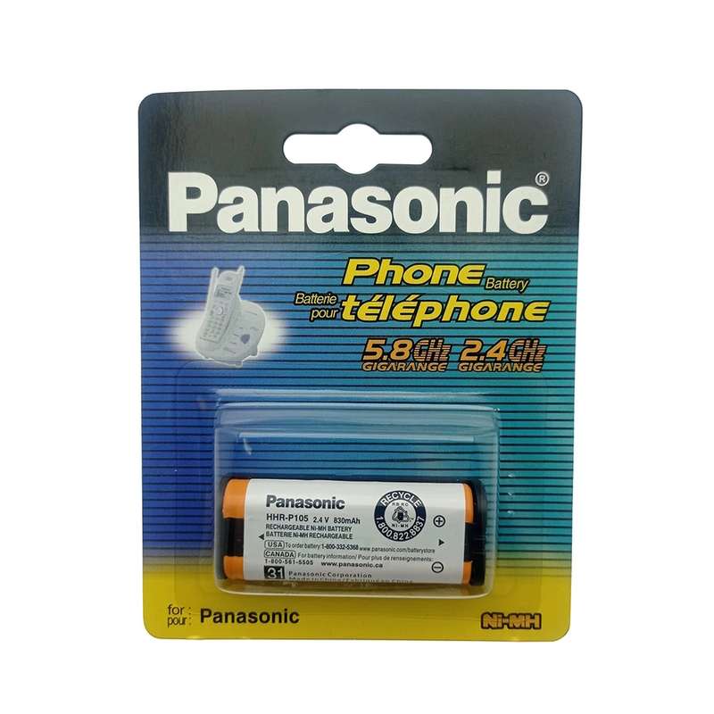 باتری تلفن بی سیم پاناسونیک مدل HHR-P105 باتری تلفن بی سیم پاناسونیک مدل HHR-P105