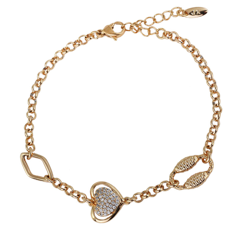 دستبند زنانه ژوپینگ مدل قلب کد K365