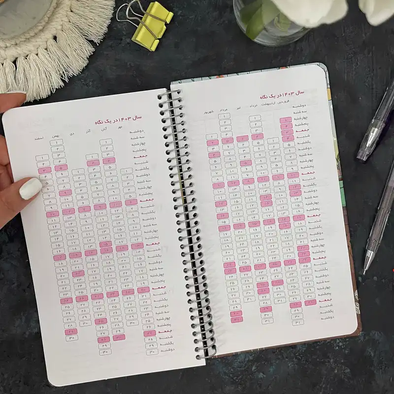 سالنامه سال 1403 دایان مدل آلیس کد 02