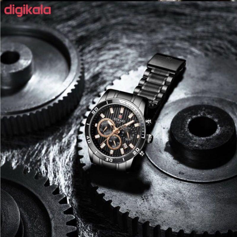 ساعت مچی عقربه ای ریوارد مدل RD-81009-bl - - 8