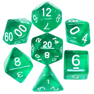 تاس بازی مدل Dungeons and Dragons بسته 7 عددی