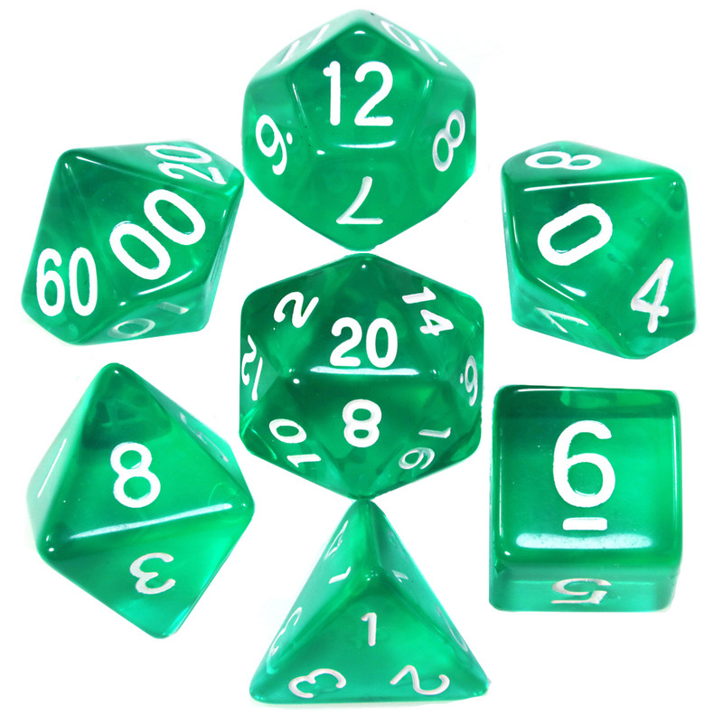 تاس بازی مدل Dungeons and Dragons بسته 7 عددی
