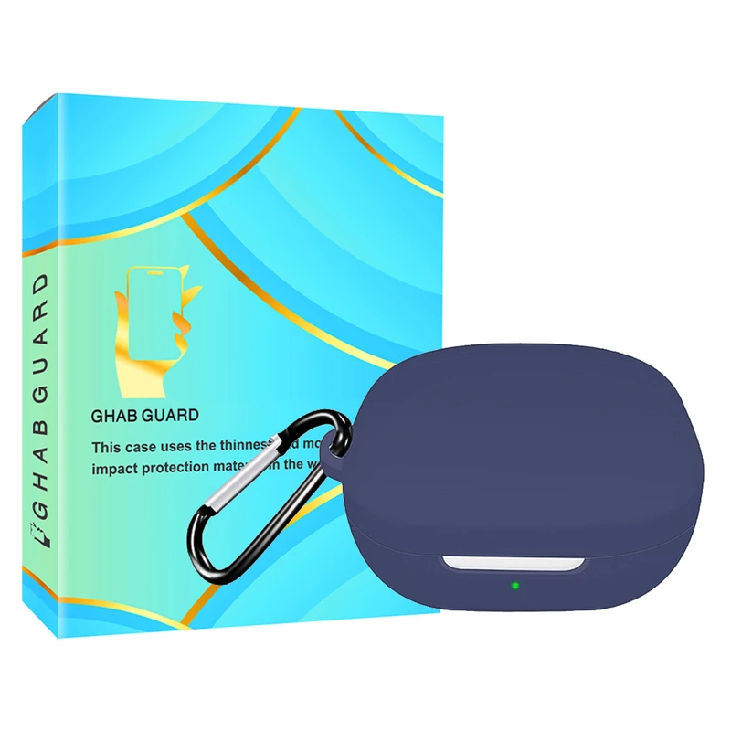 کاور قاب گارد مدل SILIAIR20 مناسب برای کیس هدفون بی سیم کیو سی وای T13 / T13 TWS به همراه قلاب