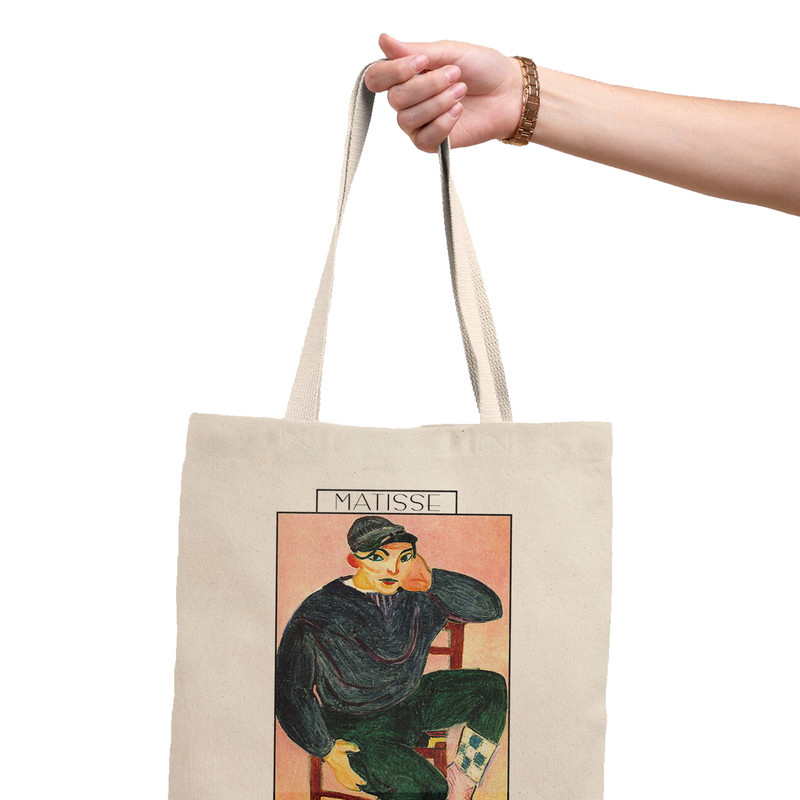 ساک خرید ترمه طراحان ایده مدل ملوان جوان از ماتیس کد art0688 - L