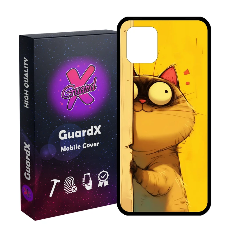 کاور گارد ایکس طرح Cat مدل Glass10729 مناسب برای گوشی موبایل سامسونگ Galaxy Note 10 Lite / A81