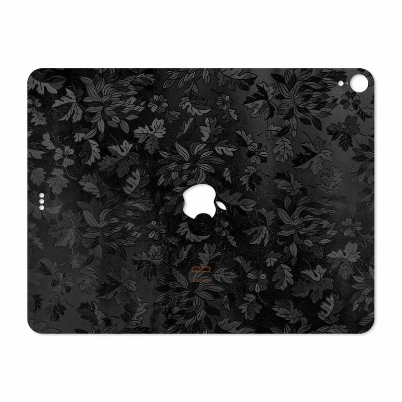 برچسب پوششی ماهوت مدل Black-Wildflower مناسب برای تبلت اپل iPad Pro 12.9 (GEN 3) 2018 A1895