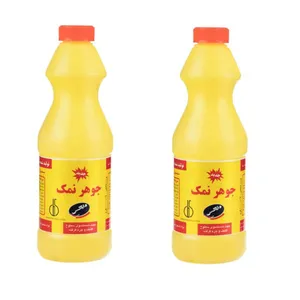 مایع جوهر نمک وایتکس مدل زرد حجم 1 لیتر مجموعه 2 عددی