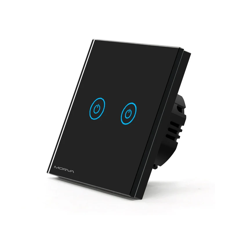 عکس شماره 5 : کلید لمسی دو پل هوشمند مروا مدل ms02