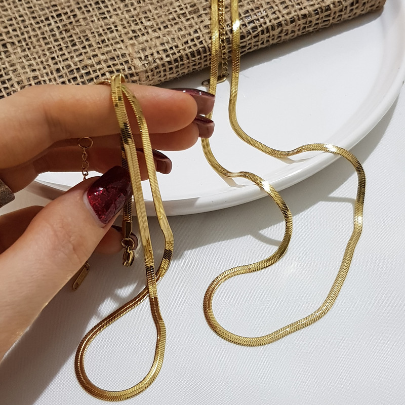 زنجیر زنانه مدل ماری 44 کد 3330