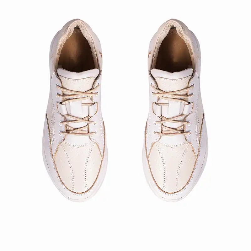 کفش طبی زنانه مدل جی اف اس هاوایی رنگ کرم