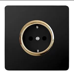 پریز برق ارت دار صنایع آسیا الکتریک مدل کریستال بسته ده عددی