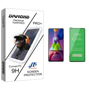 JF Diamond glass Ceramics Screen Protector For Samsung سامسونگ Galaxy M51