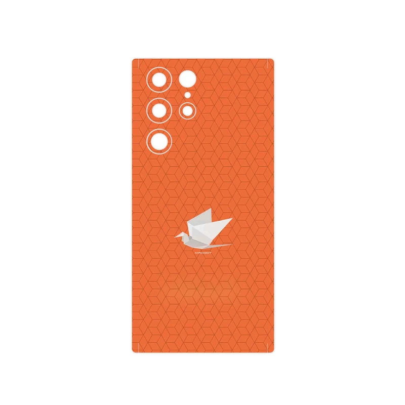 برچسب پوششی ماهوت مدل Minimalist origami bird مناسب برای گوشی موبایل سامسونگ Galaxy S22 Ultra 5G