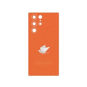 MAHOOT Minimalist origami bird Cover Sticker for Samsung Galaxy S22 Ultra 5G