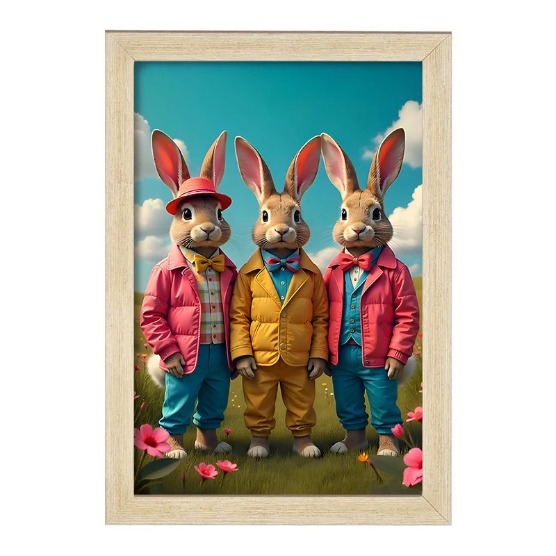 تابلو خندالو مدل خرگوش کد F9926