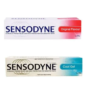 خمیر دندان سنسوداین مدل original & cool gel  وزن 100 گرم مجموعه 2 عددی