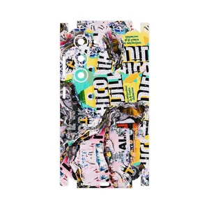 MAHOOT Collage of Teared Paper-FullSkin Cover Sticker for Samsung Galaxy S23