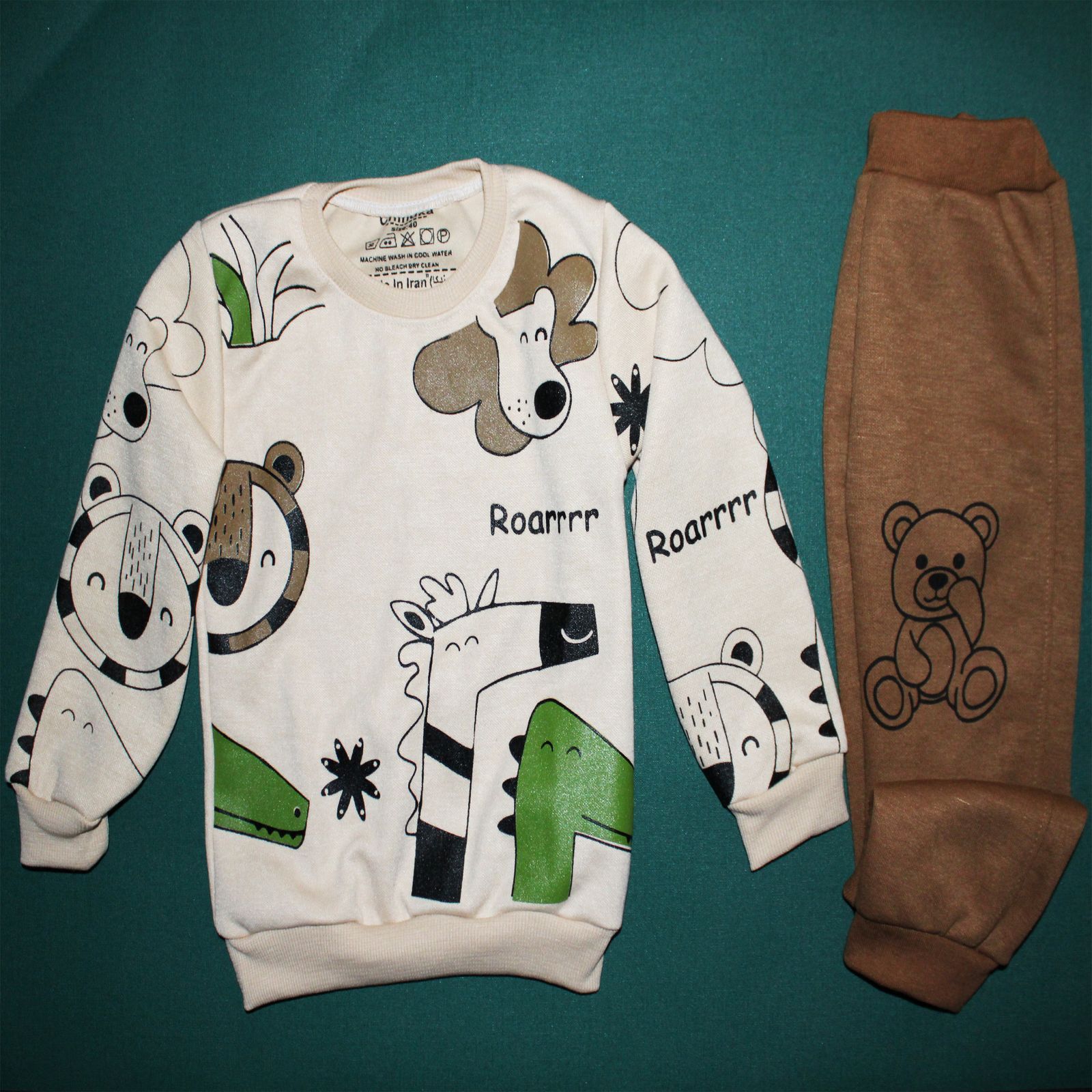 ست تی شرت و شلوار پسرانه چیندکا مدل 2024 کد 112 -  - 3