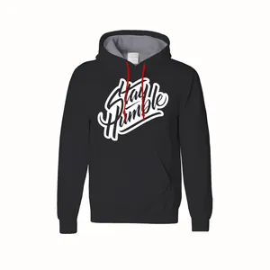 هودی مردانه مدل STAY HUMBLE کد PH48 رنگ مشکی