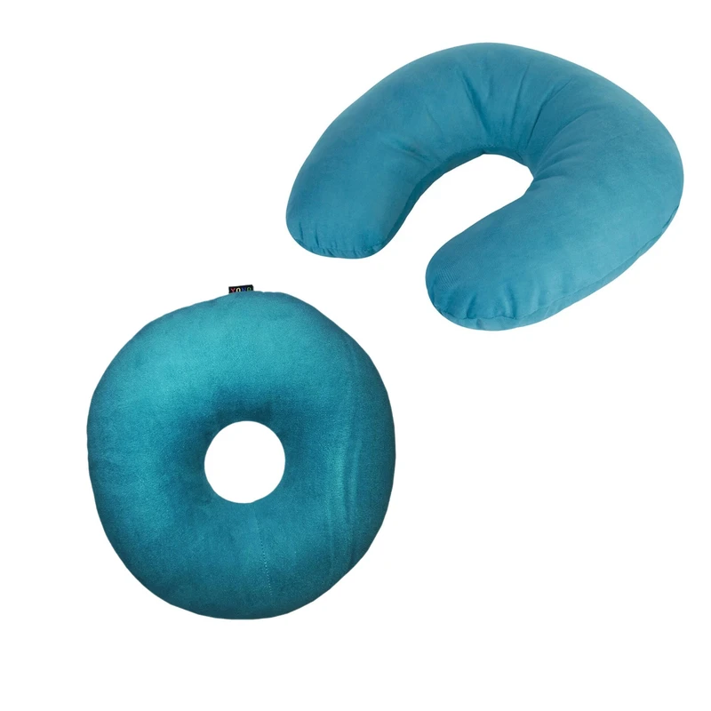 بالش دورگردنی مدل زیپ دار به&nbsp;همراه بالش نشیمن