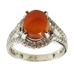 انگشتر نقره زنانه سلین کالا  کد 13عقیق