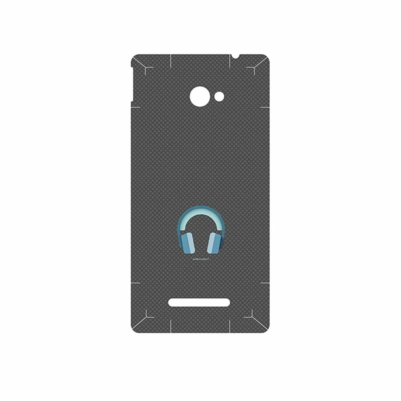 برچسب پوششی ماهوت مدل Minimal Headphone Icon مناسب برای گوشی موبایل اچ تی سی 8X