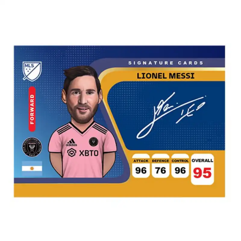 اسباب بازی شانسی کیمدی مدل کارت امضا مسی