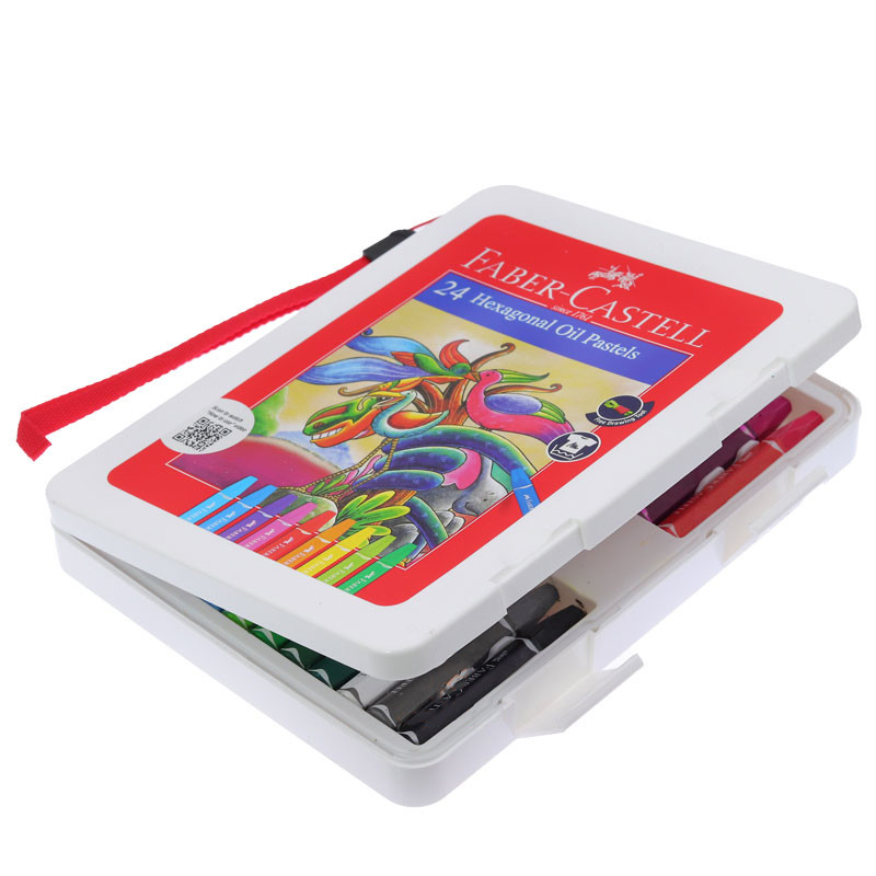 پاستل 24 رنگ فابر کاستل مدل شش ضلعی